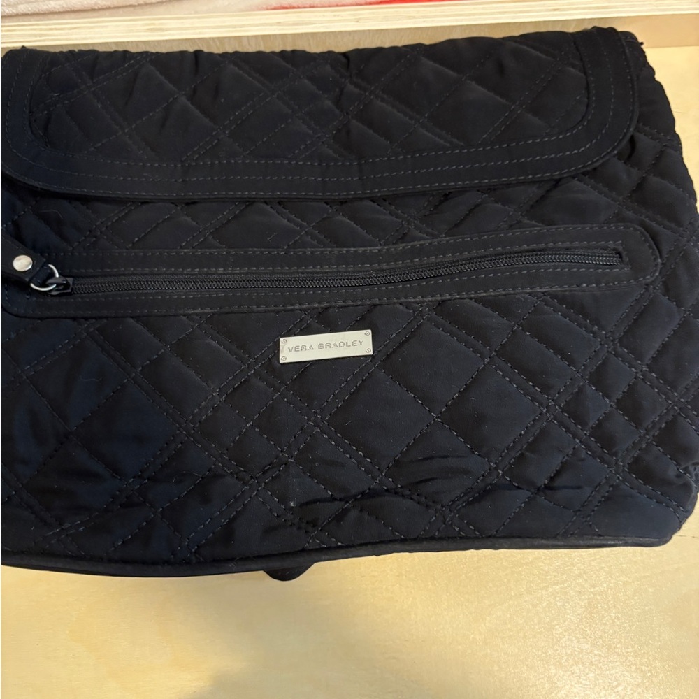Vera Bradley Black Quilted Shoulder Bag